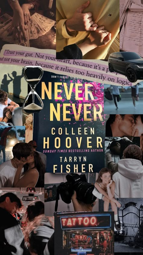 Never Never - Colleen Hoover #nevernever #colleenhooverbooks Never Never Colleen Hoover, Best Wattpad Books, Books Romance Novels, Hoover Books, Book Collage, Romance Series Books, Book Reading Journal, Book Vibes, Colleen Hoover Books