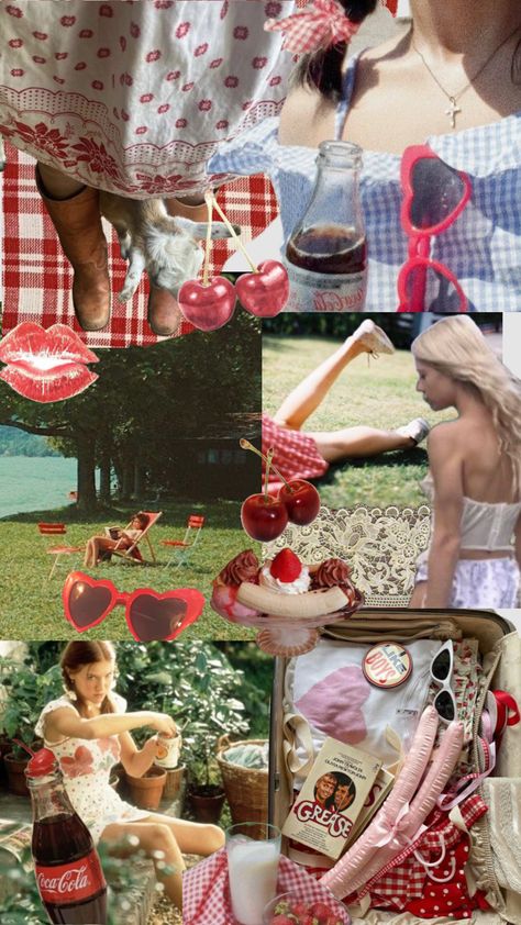 #americana #farmersdaughter #art #vintage #heartshapedsunglasses #lanadelrey 40s Aesthetic, Vintage Americana Aesthetic, Coney Island Baby, 50s Aesthetic, Americana Aesthetic, Cherry Wine, Magazine Collage, American Princess, Cherry Cola