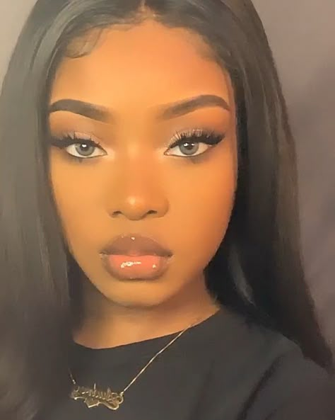 Eye Contacts, Makeup For Black Skin, Brown Skin Makeup, Makeup Idea, Glam Makeup Look, My Signature, Penteado Cabelo Curto, Dark Skin Makeup, Makeup For Black Women