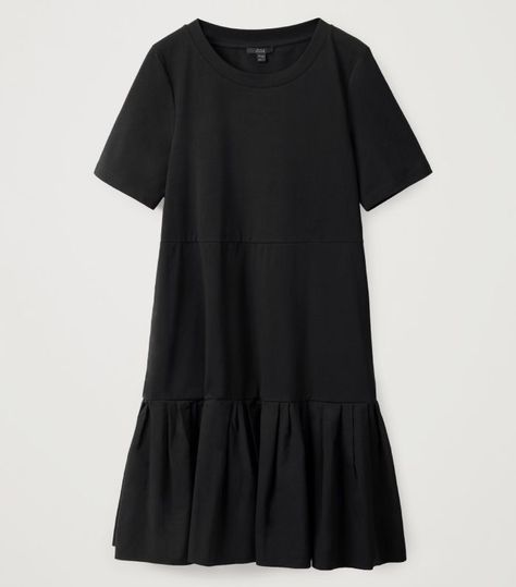 COS Gathered Panel Cotton Dress Shirtdress Outfit, Shirt Dress Outfit, Organic Cotton Dress, Shirt Dress Style, Black Shirt Dress, Everyday Dresses, Teenage Fashion Outfits, Cotton Dress, Cotton Dresses