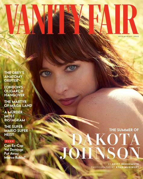 Dakota Johnson on ‘Persuasion,’ Family, Sexual Agency—And the “Psychotic” Making of ‘Fifty Shades of Grey’ | Vanity Fair Vanity Fair Covers, Vanity Fair Magazine, Melanie Griffith, Chris Martin, Stunning Photography, Fifty Shades Of Grey, Magazine Subscription, Love Island, New Star