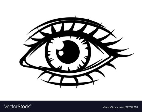 Eye Stencil, Eye Outline, Eyes Clipart, Eyeball Tattoo, Omerta Tattoo, Tattoo Outline Drawing, Drawing Hands, Drawing Eyes, Drawing Stencils