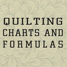 Jane's Quilting: Quilt Charts and Formulas Quilt Size Charts, Quilting Math, Quilt Size Chart, Quilt Modernen, Quilting Tools, Quilting For Beginners, Quilting Techniques, Rag Quilt, Quilting Tips