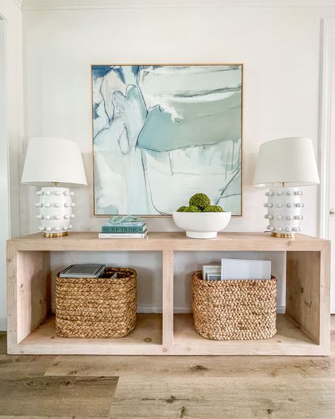 Wednesday Watch List Modern Cottage Style, White Ceramic Lamps, Life On Virginia Street, Console Table Lamp, Beach Inspired Decor, Light And Dwell, Entryway Inspiration, Modern Cottage, Amber Interiors