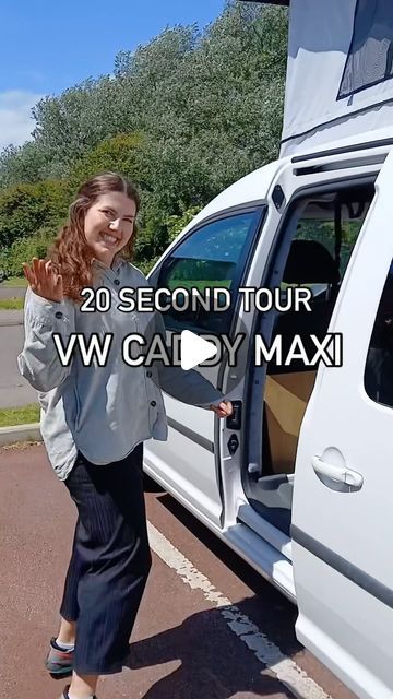 Tour our compact VW Caddy Maxi campervan conversion! Caddy Maxi Conversion, Vw Caddy Maxi Camper Conversion, Caddy Van Camper, Caddy Van Conversion, Caddy Maxi Camper Conversion, Vw Caddy Conversion, Vw Transporter Conversion, Vw Caddy Maxi Camper, Caddy Maxi Camper