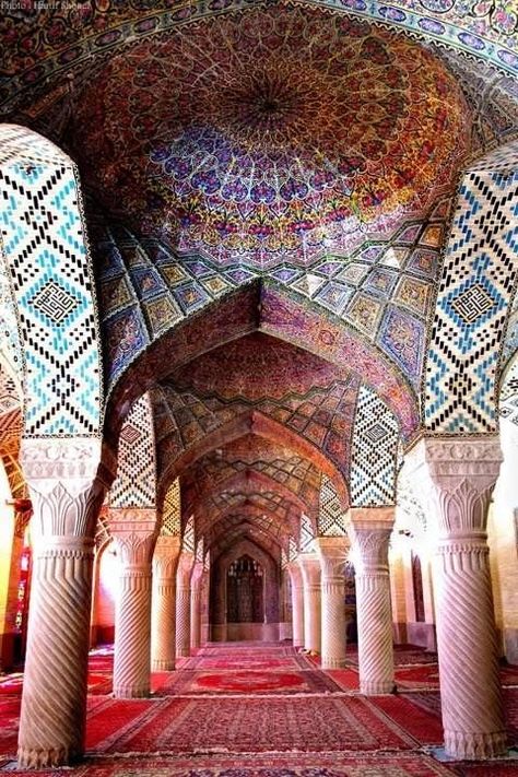 My travel wish list includes Iran, Pakistan, India, Tunisia, Maldives, New Zealand, Turkey, and Brazil. Taj Mahal Interior, Pink Mosque, Shiraz Iran, Iran Travel, Cultural Architecture, National Trust, British Library, Islamic Architecture, Pompeii