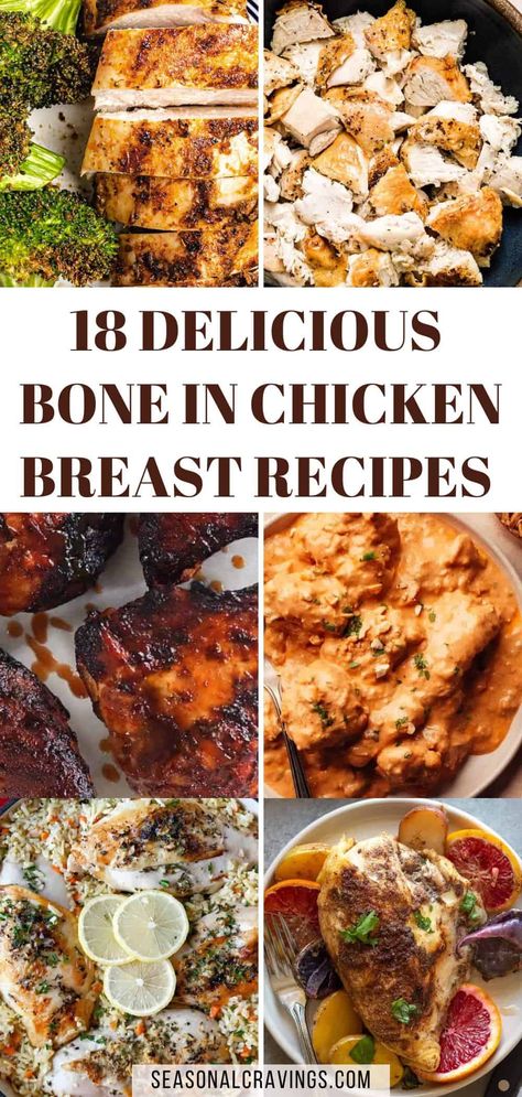 Chicken On The Bone Recipe, Split Chicken Breast Recipes Bone In Slow Cooker, Chicken Breast With Rib Meat Recipes, Oven Roasted Chicken Breast Bone In, Chicken Bone In Recipes, Chicken Breast Recipes Bone In, Bone In Chicken Breast Recipes Baked, Baked Chicken Breast Bone In, Skin On Chicken Breast Recipes