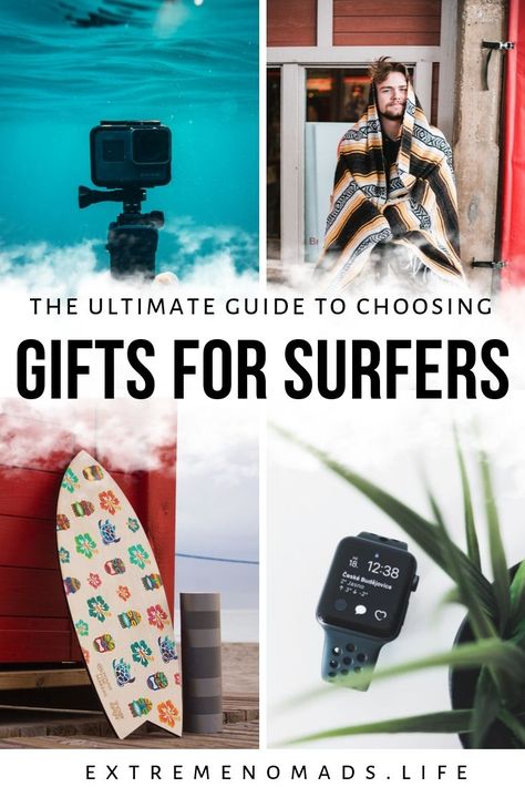 Surfer Gift Ideas, Gifts For Surfers Men, Surfer Gifts For Him, Summer Gifts For Women, Surfer Gifts, Surfing Essentials, Surf Essentials, 20th Anniversary Ideas, Surfing Gifts