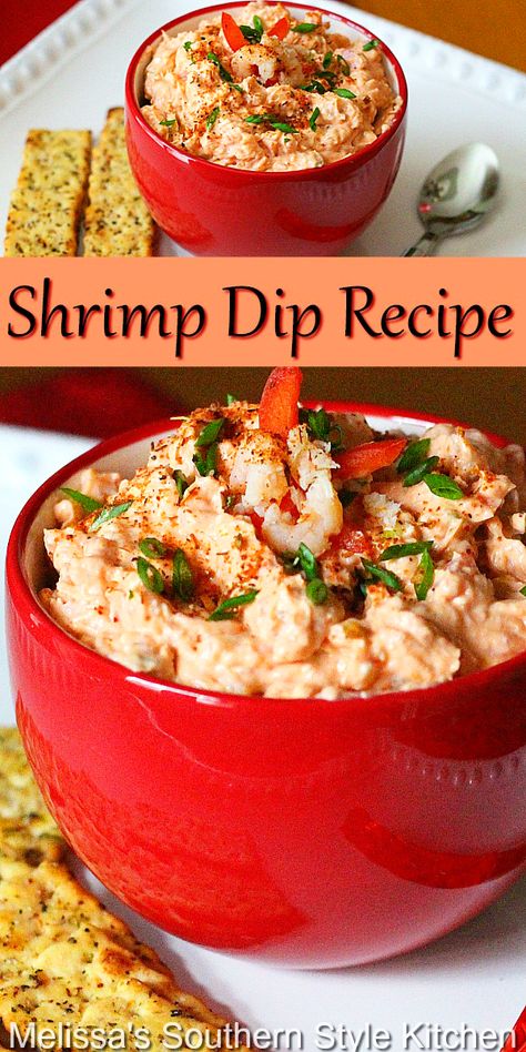 This Shrimp Dip Recipe can be enjoyed as an appetizer with crackers or pita chips or, as a spread for croissants and sandwiches #shrimpdip #shrimpdiprecipe #seafooddip #seafoodrecipes #shrimp #easyrecipes #appetizers #partyfood #holidayrecipes #southernrecipes #southernfood Shrimp Salad Dip, Shrimp Appetizers For Party, Shrimp Dip Recipe, Appetizers Seafood, Shrimp Dip Recipes, Pineapple Cupcake, Shrimp Appetizer Recipes, Feast Recipes, Seafood Dip