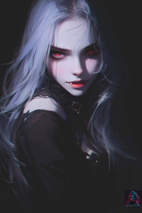 Vampire Night  #vampire #vampiregoth #vampiregirl #vampireaesthetic #vampireart #blood #aiart #portrait #aiartwork #aiartcommunity #fantasy Japanese Vampire, Vampire Night, Vampire Bite, Vampire Vibes, Creepy Paintings, Fantasy Settings, Pale White Skin, Oc Female, Vampire Girl