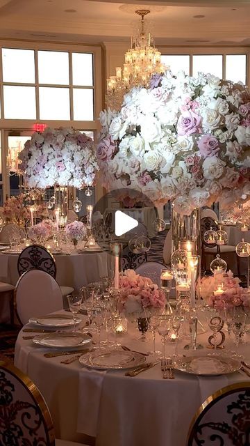 PONCE FLORAL DESIGN •THE EXPERIENCE on Instagram: "The beautiful wedding of Meidys & Alex! @meidys20yiyi  Wedding planner and design: @weddingsbyyaz  Event production: @fuegoproductionz  Venue: @trumpdoralweddings  Florals and decor: @poncefloraldesign  Luxury rentals: @decoraeventrental" Flower Table Centerpieces, Wedding Flower Table, Pineapple Cupcake, Luxury Wedding Centerpieces, Pineapple Cupcakes, Table Wedding Decorations, Wedding Table Flowers, Flower Table, Event Production