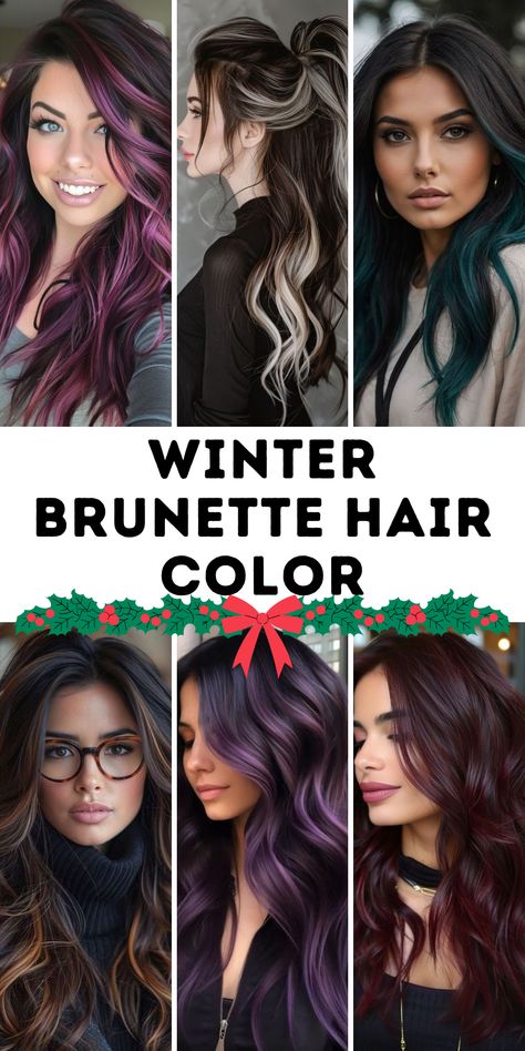 Explore 20 winter brunette hair color ideas for 2024-2025, ranging from dark chocolate brown to soft balayage caramel. Highlights and money piece accents create dimension, while ash tones offer a cool contrast perfect for pale skin. Whether you have short, straight hair or prefer longer styles, these ideas will refresh your look with a winter-ready transformation. Winter Tones Hair, Balayage, Winter Dyed Hair, Winter Money Piece Hair, Winter Balayage Brunettes Dark, Soft Dark Hair Color, Dark Brown Hair With Subtle Money Piece, Coffee Inspired Hair Color, Brunette With Fair Skin