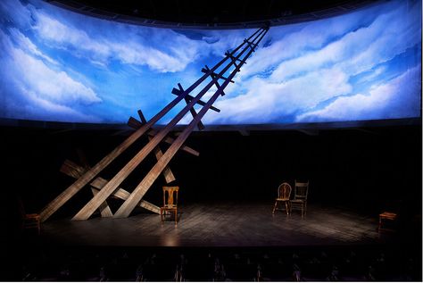 The Laramie Project- Gabriel Firestone Laramie Project, Stage Set Design, Wind Turbines, University Of Cincinnati, Theatre Design, Musical Theater, What Time Is, Scenic Design, Stage Set