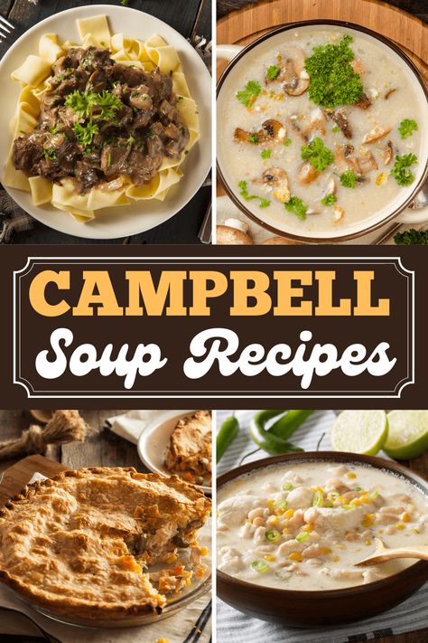 Campbell Soup Casserole Recipes, Recipes Using Campbell Soups, Nacho Cheese Soup Campbells, Campbells Chunky Soup Recipes, Recipes Using Canned Soup, Campbells Chicken Soup Recipes, Campbells Casserole Recipes, Campbell’s Soup Recipes, Campbell's Soup Recipes