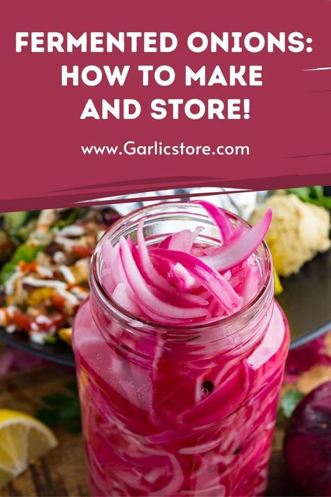 fermented-onions Beer Pickled Onions, Fermented Pickled Red Onions, Fermented Green Onions, Fermented Onion Relish, Fermented Red Onions Recipe, Fermented Veggies Recipes, Fermenting Onions, Fermented Onions Recipe, Lacto Fermented Vegetables