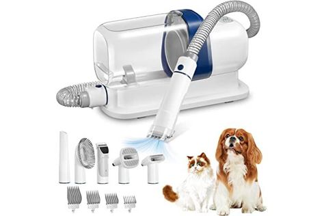 RyRot Dog Grooming Vacuum & Pet Grooming Kit with 2.3L Capacity Larger Pet Hair Dust Cup Dog Brush Vacuum for Shedding Pet Ha Dog Hair Vacuum, Pet Grooming Salon, Pet Hair Vacuum, Hair Dusting, Dog Brush, Cup Dog, Dog Clippers, Pet Vacuum, Grooming Salon