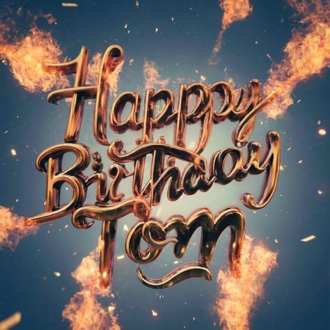 Product Typography, Happy Birthday Tom, Poster 3d, Hello Saturday, Illustration Poster, Birthday Messages, 3d Render, Photo Illustration, Fashion Photo