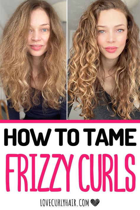 What Is Frizzy Hair? What Causes Frizz On Curly Hair And What Remedies Are There? Frizz Control Tips For Curly And Wavy Hair. Curly Hair Care ❤ #frizz #frizzyhairsolution #frizzfreecurls #frizzyhair #curlygirl #curlyhairtips #curlyhaircare #curlyhair Is My Hair Frizzy Or Curly, Dry Curly Hair Remedies, Hairstyles For Curly And Frizzy Hair, Dry Frizzy Curly Hair Remedies, Frizzy Wavy Hair Remedies, How To Care For Curly Frizzy Hair, How To Tame Wavy Hair, Tame Frizzy Wavy Hair, Frizzy Hair Styling