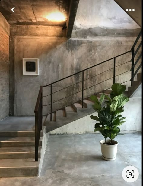 Minimalist Cement House, Concrete House Aesthetic, Concrete Homes Interior, Cement Wood Interior, Concrete Houses Interior, Wood And Concrete Interior, Wood And Concrete House, Concrete Interior Design, Cement House