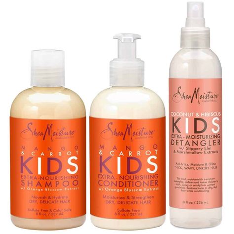 Curly Hair Kids, Black Baby Hairstyles, Mixed Kids Hairstyles, Ogx Hair Products, Coconut Hibiscus, Kids Curly Hairstyles, Hair Care Growth, Shampoo And Conditioner Set, Shea Moisture