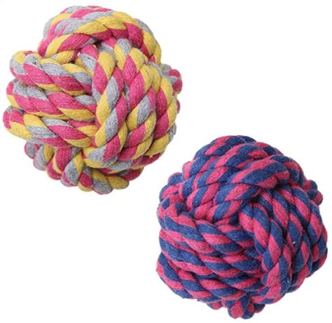 What Toys Should I Get for My Puppy? - Mishi Pets Dog Rope Toy, Knot Ball, Tough Dog Toys, Dog Teeth Cleaning, Dog Toy Ball, Pet Cleaning, Dog Ball, Dog Teeth, Dog Chews