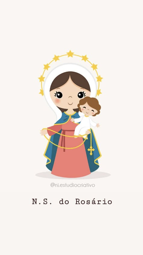 Our Lady Of Rosary, Catholic Wallpaper, Catholic Beliefs, Catholic Pictures, Jesus Drawings, Romantic Couple Images, Sao Jose, Catholic Kids, Santa Rita