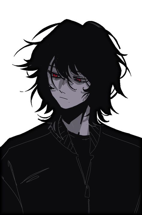 #transparent #anime Goth Guy Drawing, Black Femboy Art Pfp, Emo Anime Guys, Gothic Anime Boy, Vampire Boy Art, Ghost Oc Male, Goth Boy Art, Anime Goth Boy, Emo Boy Anime