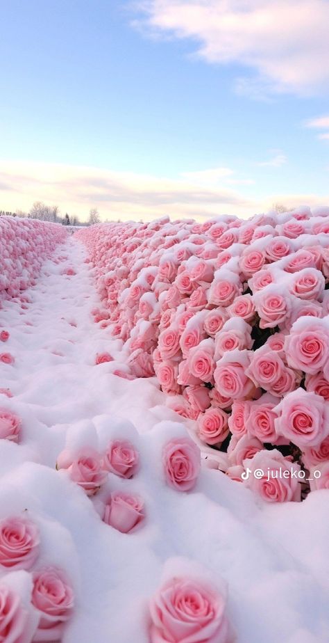 Pretty Flowers Pictures, Snow Rose, Frozen Rose, Aesthetic Roses, Shotting Photo, Lovely Flowers Wallpaper, Flowers Petals, Nothing But Flowers, Cute Flower Wallpapers