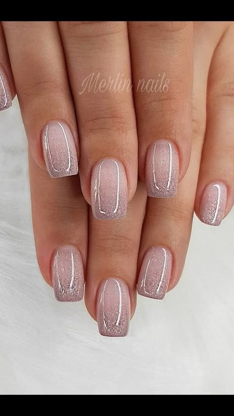 Summer Nails Colors Designs, Unghie Sfumate, Bridal Nail Art, Squoval Nails, Valentine Nails, Glitter Gel Nails, Bride Nails, Colorful Nail Designs, Short Acrylic Nails Designs