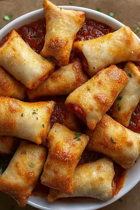 Easy Air Fryer Pizza Rolls Recipe Pizza Rolls From Scratch, Homemade Pizza Rolls In Air Fryer, Easy Pizza Rolls Recipes, Pizza Rolls With Pizza Dough, Pizza Rolls Homemade, Diy Pizza Rolls, Pizza Rolls In Air Fryer, Recipes With Pizza Dough, Easy Pizza Rolls