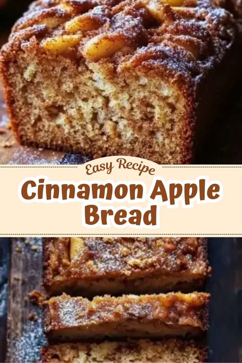 Cinnamon Apple Bread Spiced Apple Bread Recipe, Apple Bread Recipe With Canned Apples, Apple Spice Loaf Bread, Apple Cinnamon Pecan Bread Recipe, Best Apple Cinnamon Bread, No Knead Apple Cinnamon Bread, Cinnamon Apple Pie Bread, Apple Spice Bread Recipe, Moist Apple Bread Recipe Easy