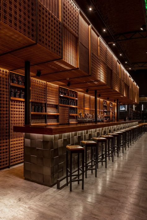 Japanese Restaurant Design, Japanese Bar, Ramen Bar, Desain Pantry, Back Bar, Bar Interior, Bar Design Restaurant, Sushi Bar, Restaurant Interior Design