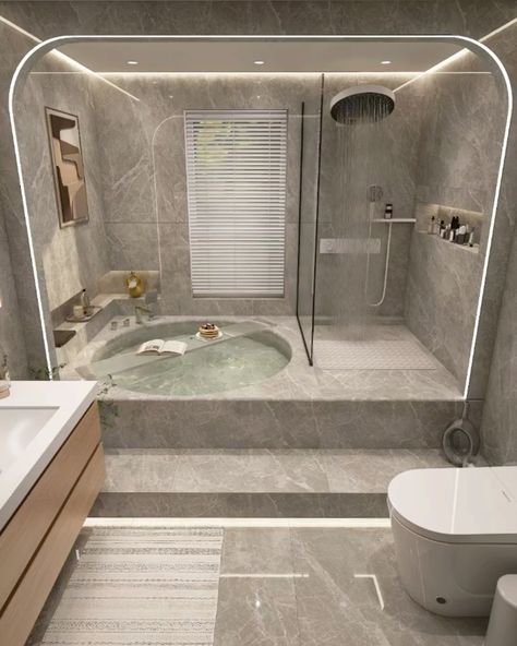 Washroom Design With Bath Tub, Washroom Design Modern, Toilet And Bathroom Design, Bathroom Partition, Interior Design Your Home, Washroom Design, Bathroom Redesign, Bathroom Design Decor, Toilet Design