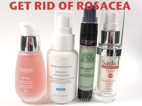 4 products to get rid of rosacea: SkinCeuticals Redness Neutralizer, Darphin Intral Redness Relief Soothing Serum, Sadick Dermatology Group PM Rejuvenation Cream, L’Oréal Paris Studio Secrets Professional Anti-Redness Primer Hacks Beauty, Anti Redness, Sensitive Skin Care, Anti Aging Skin Products, Skin Cream, Skin Care Women, Dermatology, Skin Care Products, Beautiful Makeup