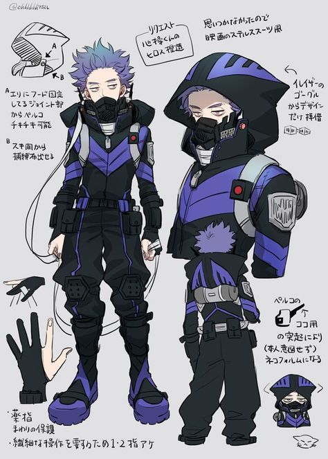 By: Lala My Hero Academia Costume, Hero Costumes, My Hero Academia Memes, Buko No Hero Academia, Boku No Hero Academia Funny, Superhero Design, Art Characters, Super Hero Costumes, My Hero Academia Episodes