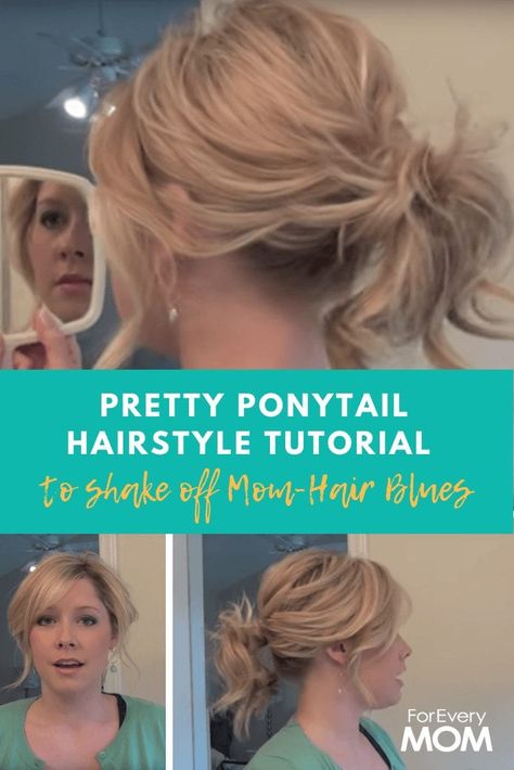 High Ponytail Short Curly Hair, Pretty Ponytail Hairstyles, Hairstyles Pics, Pretty Ponytail, Spring Pics, Sleek Hairstyle, Fancy Ponytail, Fun Ponytails, My Hairstyle