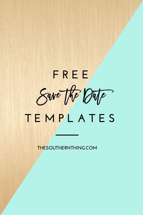 Where to find free save the date templates and a tutorial on how to make free DIY save the date cards for your wedding. Sabe The Date, Safe The Date, Diy Save The Date, Save The Date Pictures, Diy Wedding Programs, Wedding Singer, Diy Save The Dates, Diy Wedding Invitations Templates, Checklist Wedding