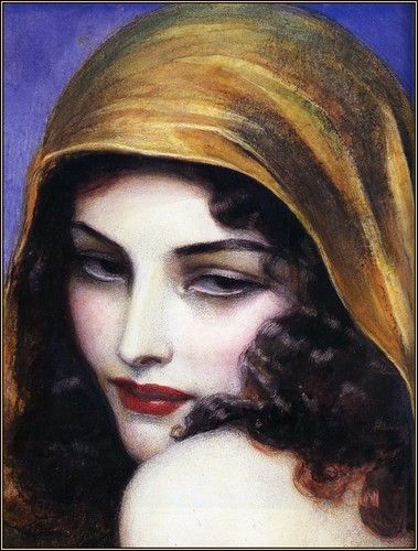 benda shrine, 1927 | Wladyslaw Teodor Benda Born: January 15… | Flickr Flapper Illustration, Rennaissance Art, Art Ancien, Postcard Art, Art Et Illustration, Realism Art, Romantic Art, Ethereal Art, Old Art