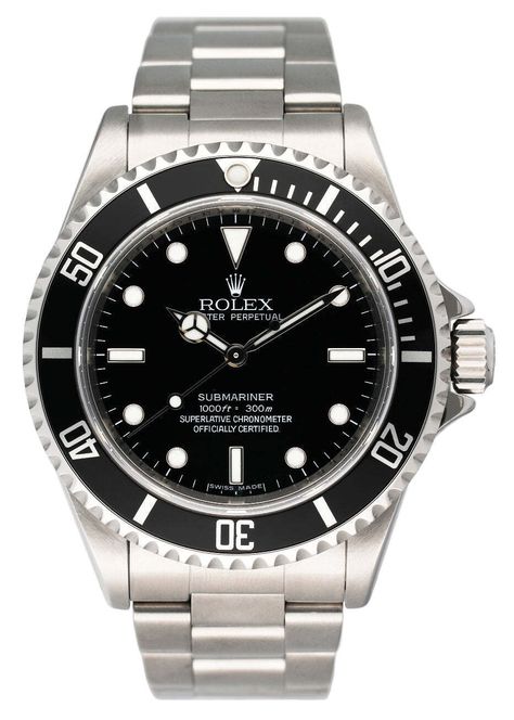 Rolex Submariner 14060M No Date Engraved Rehaut Mens Watch TOP BRANDS Rolex Audemars Piguet Omega Patek Philippe Cartier Breitling All Rolex Oyster Perpetual Submariner 14060M Mens Watch. 40mm stainless steel case with unidirectional stainless steel bezel with black bezel insert. Black Dial with luminous Mercedes hands and luminous index hour markers. Minute markers on the outer dial. Engraved Rehaut. Stainless steel Oyster bracelet with fold over clasp with safety. Will fit up to 7.5-Inch wrist. Automatic self-winding movement. This watch is backed by our two year warranty. Phigora Guarantee Two Years Warranty Free Shipping & Returns Specifications SKU R10072208X Model Submariner Gender Men Watch Style Luxury Shape Round Case Material Stainless Steel Movement Automatic Condition Automatic Watch For Men Luxury, Rolex Submariner Jubilee, Audemars Piguet Men, Cartier Watches Mens, Rolex Wrist Watch, Rolex Submariner Two Tone Black, Rolex Submariner Black, Rolex Black Dial, Black Rolex