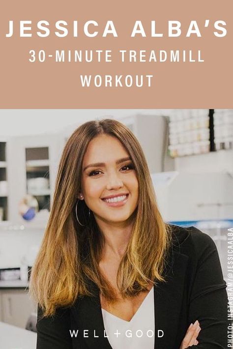 Jessica Alba Workout. This is a great workout idea for when you are trying to lose fat and lose weight with PCOS. Don't exercise for too long if you have PCOS, as it can put your body under stress. #pcosweightloss #weightlosstips #pcos #pcosfitness #pcostip #pcostreatment Jessica Alba Workout, 30 Minute Treadmill Workout, Busy Mom Workout, Celebrity Workouts, Hiit Workouts Treadmill, Hiit Treadmill, Workout Inspo, Build Muscle Mass, Treadmill Workouts