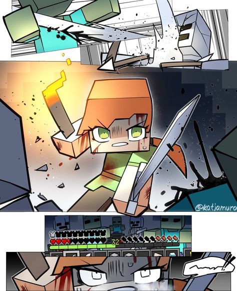 𝐀𝐑𝐓𝐈𝐒𝐓: りぶ @katjamura On X Twitter | #Minecraft #Minecraftfanart #Steve #Alex Alex Minecraft, Minecraft Banner Designs, Minecraft Drawings, Minecraft Banners, Minecraft Steve, Minecraft Anime, Minecraft Wallpaper, Minecraft Funny, Silly Games