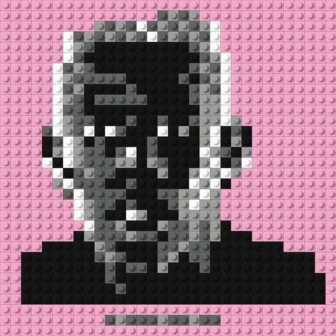 Pixel Art Tyler The Creator, Tyler The Creator Alpha Pattern, Roblox Pixel Art, Music Reference, Lego Poster, Crazy Tattoos, Easy Pixel Art, Creation Art, Diy Perler Bead Crafts