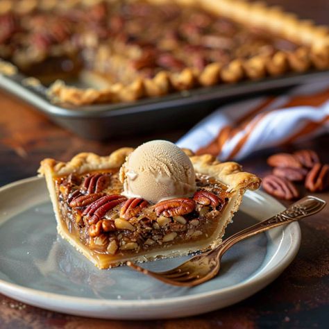 This quick and simple pecan slab pie recipe takes the classic flavors of pecan pie and transforms it into an effortless dessert that easily feeds a crowd. Pecan Pie For A Crowd, Slab Pecan Pie, Pecan Slab Pie Recipe, Pecan Slab Pie, Pie For A Crowd, Slab Pie Recipes, Eat To Live Recipes, Slab Pies, Pecan Pie Crust