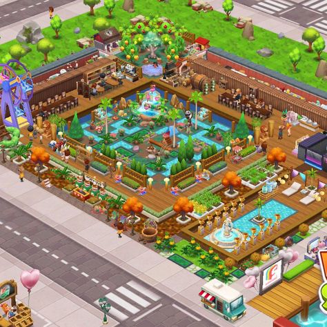 #FoodStreet Food Street Game, Street Game, Food Street, Hay Day, Street Design, Restaurant Design, Game Design, Beautiful Design, Restaurant