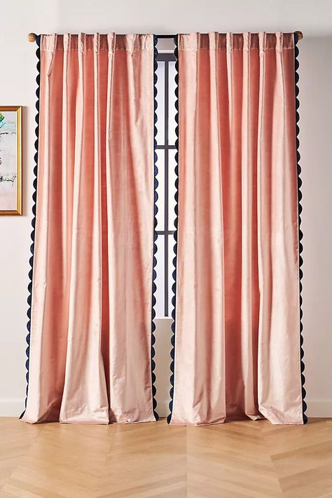 Anthropologie Curtains, Chenille Curtains, Unique Curtains, Tassel Curtains, Striped Curtains, Cotton Shower Curtain, Pink Curtains, Stylish Curtains, Floral Curtains