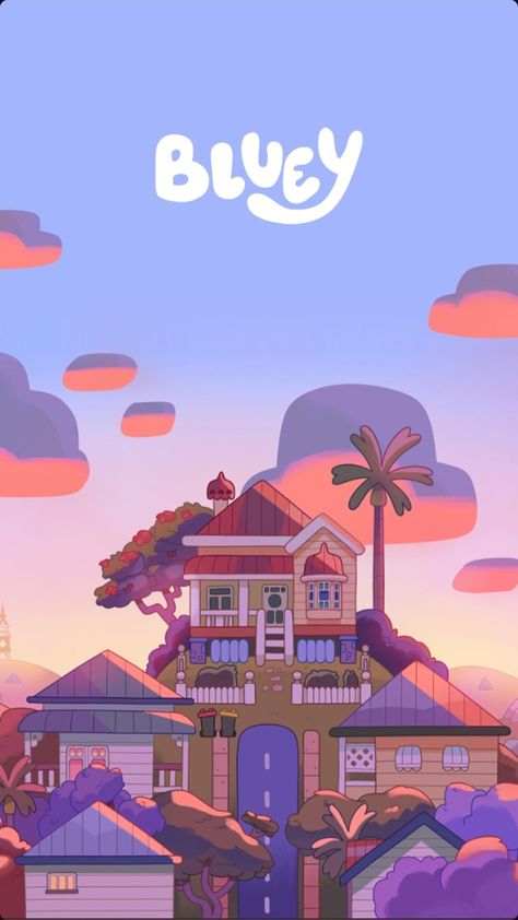 Bluey's House, Bluey Wallpaper, Bingo Funny, Whatsapp Wallpaper Cute, Cartoon Wallpaper Iphone, Iphone Background Wallpaper, Cute Backgrounds, Cute Wallpaper Backgrounds, Cute Disney