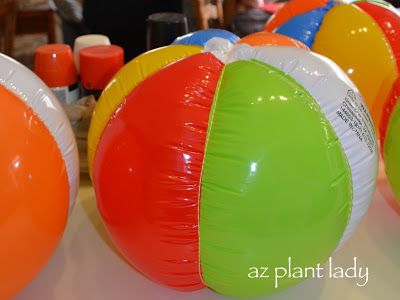 How to Make Your Own Paper Mache Pumpkin - Ramblings from a Desert Garden How To Make Fake Pumpkins, Fake Pumpkin Decorating Ideas, Pumpkin Person, Paper Mache Mix, Fall Displays, Paper Mache Pumpkins, Decorating For Fall, Annual Halloween Party, Pumpkin Uses