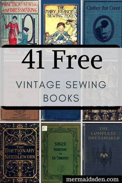 Vintage Sewing Books, Patron Vintage, Sew Ins, Beginner Sewing Projects Easy, Sewing Book, Couture Vintage, Sewing Projects For Beginners, Sewing Skills, Love Sewing