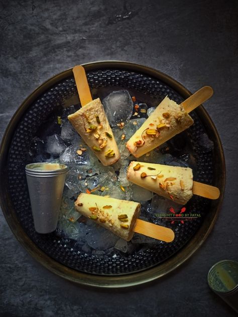 No Cook Instant Malai Kulfi recipe Malai Kulfi Recipe, Malai Kulfi, Kulfi Recipe, No Cook, No Cooking, Clotted Cream, Powdered Milk, Condensed Milk, Ghee