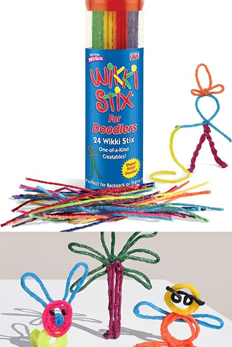 Non-Toxic Waxed Yarn sensory art sticks.Reusable Molding and Sculpting Sticks. Assorted Colors 24 Count Wax Sticks Craft, Wikki Sticks, Wax Craft Sticks Ideas, Colored Sticks Activities, Craft Stick Stem Activities, Craft Stick Learning Activities, Wax Sticks Activities, Wiki Sticks Activities, Sensory Art